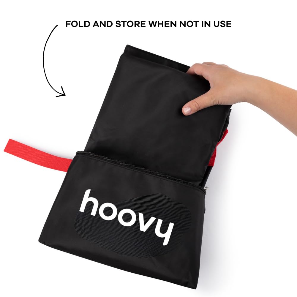 Hoovy Car Seat Travel Bag, Universal Gate Check Backpack with Adjustable Straps, Water-Resistant, Lightweight, Black