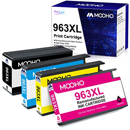 963XL Multipack Druckerpatronen kompatibel für HP 963XL Multipack Original 963 XL für HP OfficeJet Pro 9010 9012 9020 9014 9015 9016 9018 9019 9022 9025 (Schwarz, Cyan, Magenta, Gelb, 4er-Pack) Cover