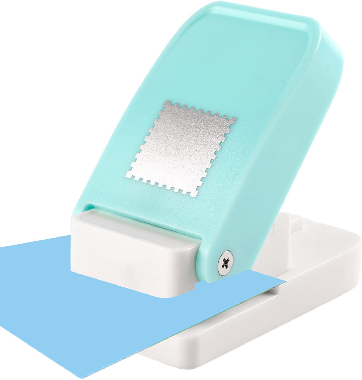 Stamp Punch - Precise Square Rectangle Craft Supplies,Paper Punch Stamp Hole Puncher - for Card Making Journal Album Photo Arts & Crafts Home Office School Kids Adults