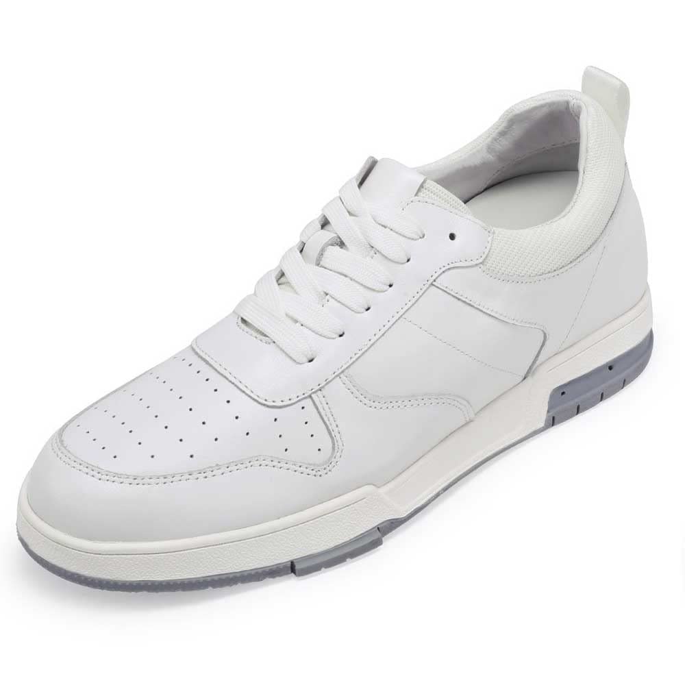 CHAMARIPA Men's Invisible Height Increasing Elevator Shoes-Sneakers Genuine Leather Casual Shoes-2.36 Inches Taller H81C89K013D