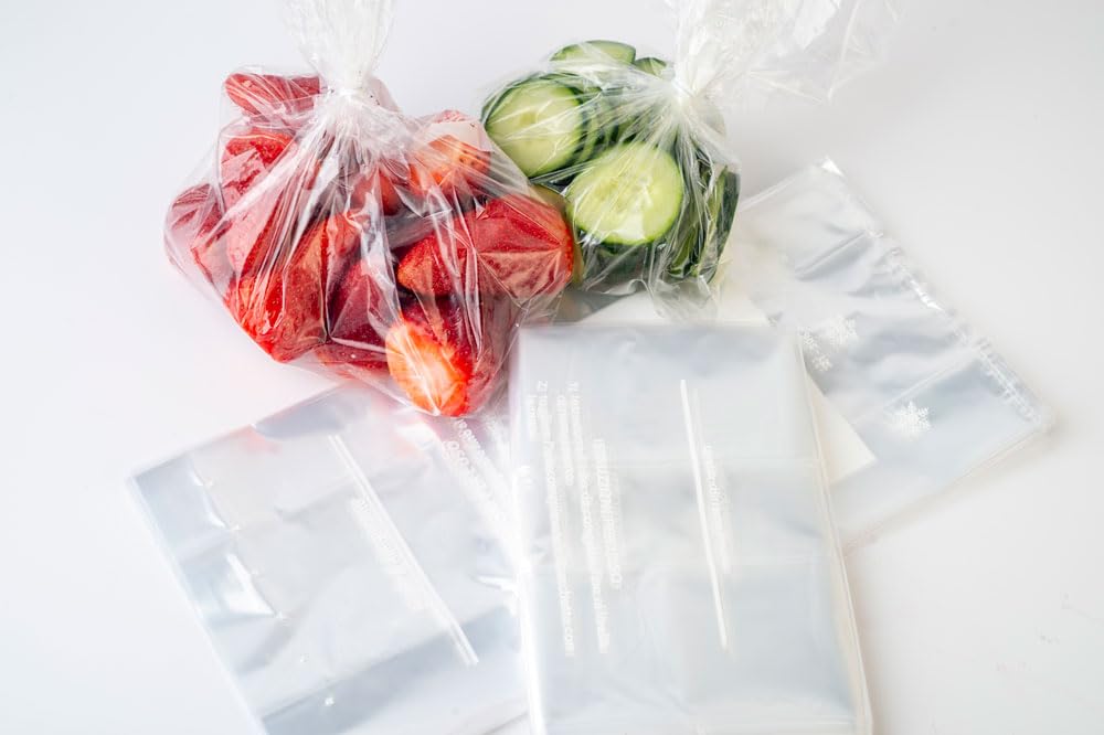FACILE PACK - Sacchetti Trasparenti per Alimenti in Polietilene, Resistenti agli Urti e Basse Temperature, Confezione da 10 kg, 30x40 cm