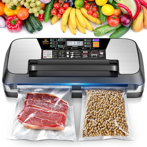 95KPA Commercial Auto Vacuum Sealer w/Cutter, Sous Vide & Meal