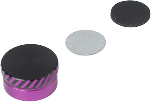 Yhenlovtt d Mechanical Fine-Tuning Knob for DAIWA Reels, 1.58g For CNC Aluminum Alloy with Gaskets for STEEZ for ZILLION TATULA ALBLACK PURPLE
