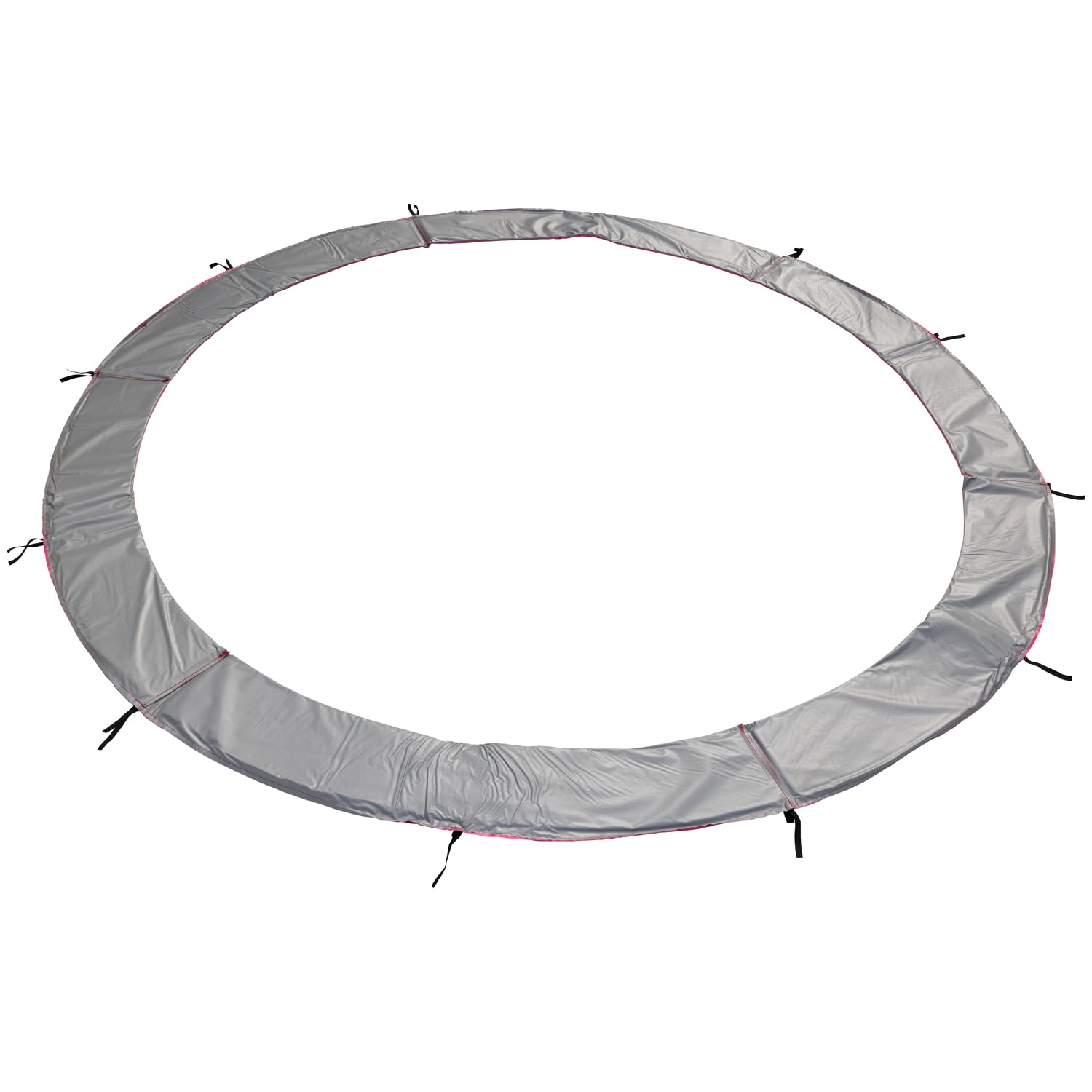 Matelas de Protection réversible pour Trampoline Ø370cm Perth - Gris réversible Rose - Installation Facile Attaches Auto-agrippantes