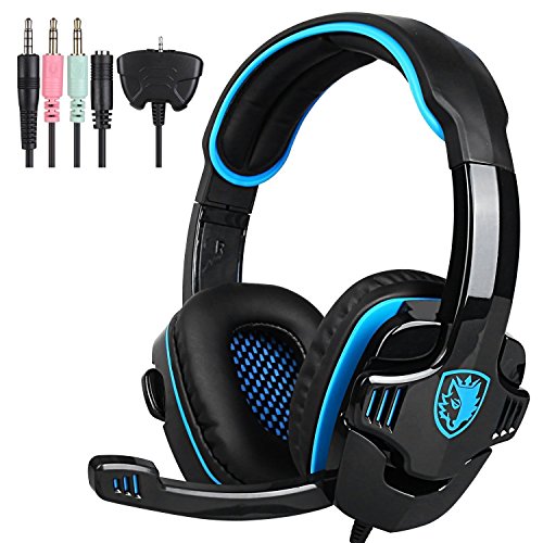 Sades Stereo Headset Headband SA-708 Game Earphone Bass...