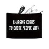 ShiQiao Spl Cable Organiser Bag Pouch for Men Women Charging Cables Storage Pouches Black Charging Cords Organiser Pouch Travel Tech Accessory Bag for Women Men Portable Canvas Cosmetic Makeup Bag