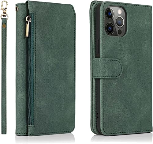 Coque de protection anti-rayures iPhone 13 Pro Max magnétique verte