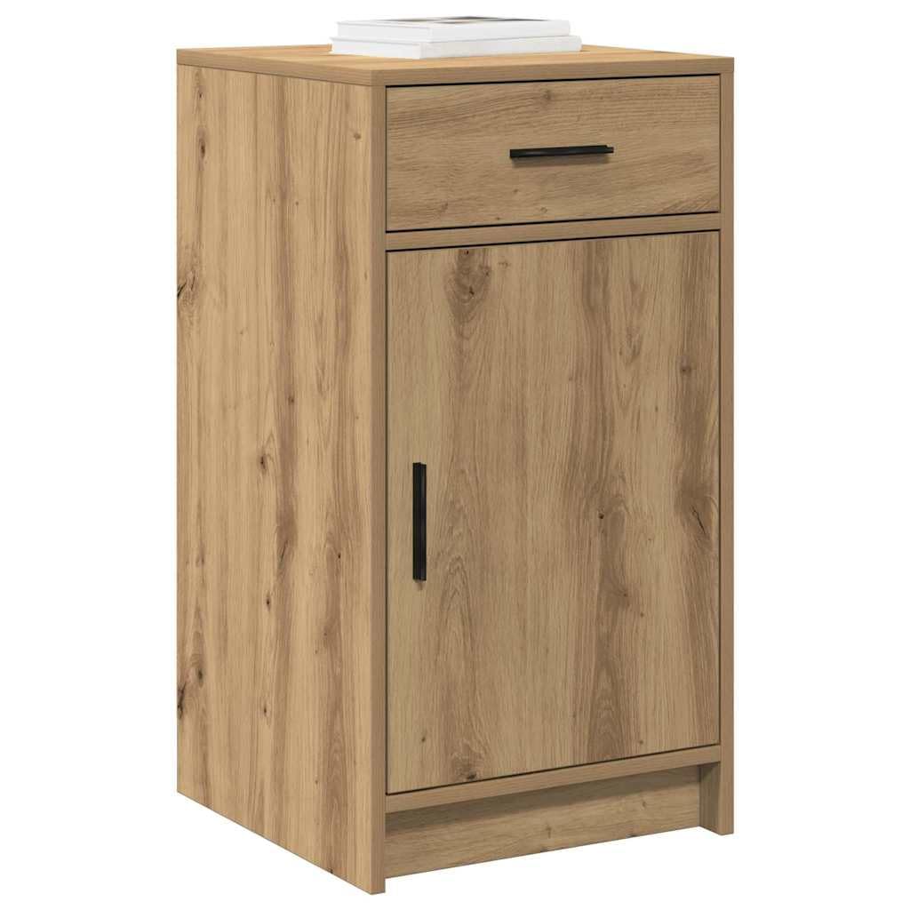 Vidaxl Artisan Oak Sideboard 40 X 40.5 X 75 Cm Engineered Wood