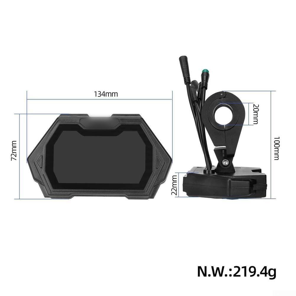 Unità display tachimetro scooter elettrico per Kukirin G2 Pro, sostituzione cruscotto con modulo schermo indicatore del livello della batteria, contachilometri e strumento G2 Pro