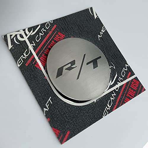 American Car Craft Dodge/Ram/Chrysler Rt Style Dial Shift Knob Trim Plates Etched Brushed Stainless | R/T Etched #TOP2