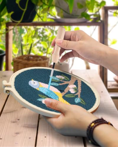Image of TINDTOP Punch Needle Kits, DIY Punch Embroidery Kits