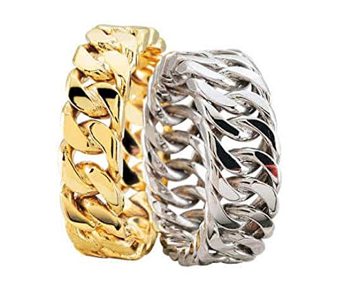 Preisvergleich Produktbild Geel- en wit gouden gourmet trouwringen