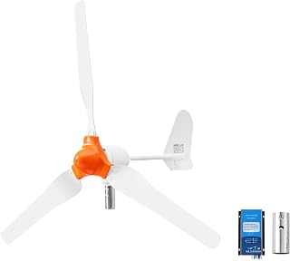 VEVOR 1000W 12V Horizontale Windkraftanlage mit Wind- + Solar-Hybridregler