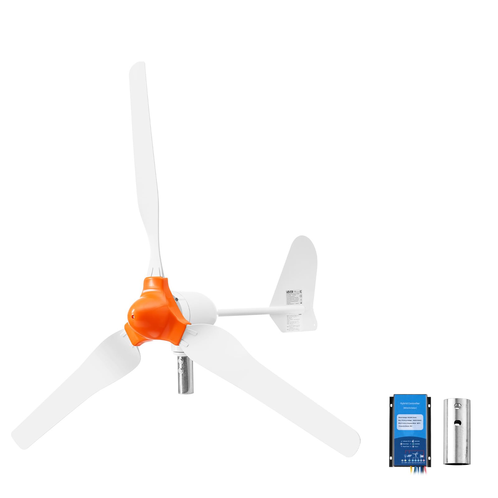 VEVOR Generatore Eolico 1000 W 12 V Kit Turbina Eolica a 3 Pale