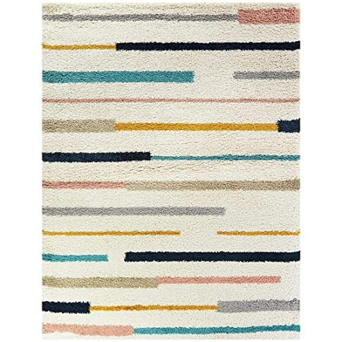 Image of Carpet Mahal Presence Gorgeous Design of Super Soft Shaggy Carpet for Living Room, Bedroom, Hall and Anywhere in Home. [10x12 feet]