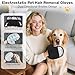 Anoodi 2 Pack Pet Hair Removal Gloves, Reusable Electrostatic Magic Brush Glove for Dogs Cats Grooming, Pet Hair Mitt Remover Tool for Furniture, Clothing, Couch, Carpet, Car Seats