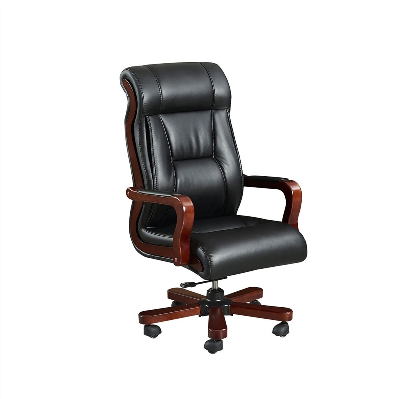 Home Office Chairs Cowhide Recliner Desk Chair Executive Office Chairs Ergonomic Computer Gaming Chair Adjustable Boss Chair