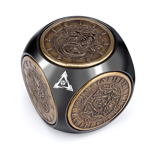 Haxtec Spinner Dice 7-in-1 Metal DND Dice Set Unique Dice Spinner Goblins Metal D&D Die for Dungeons and Dragons DND Gifts