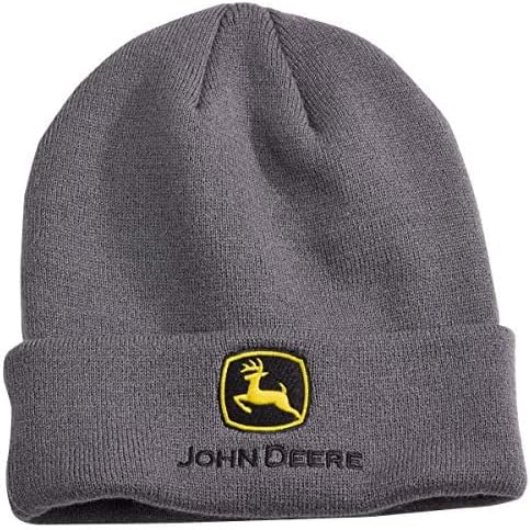 John Deere Charcoal Cuff Knit Beanie - LP69128