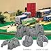 Rockery Accessories Train Tunnel Model Realistic Plastic Kids Play Tunnel for Railway Scenery 25 5X19 5X11 5 Inch for Train Lovers