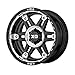 17" Inch 6x4.5 Wheel Rim XD XD840 SPY II 17x8 +18mm Black Machined