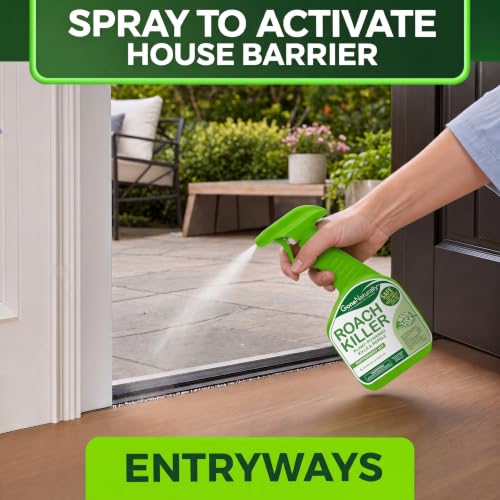 Image of Roach Killer - Peppermint Oil Roach Spray for Indoor Infestation & Outdoor Use - Cockroach Killer & Roach Repellent for Home - Safe Around Kids & Pets Pest Control (32oz)