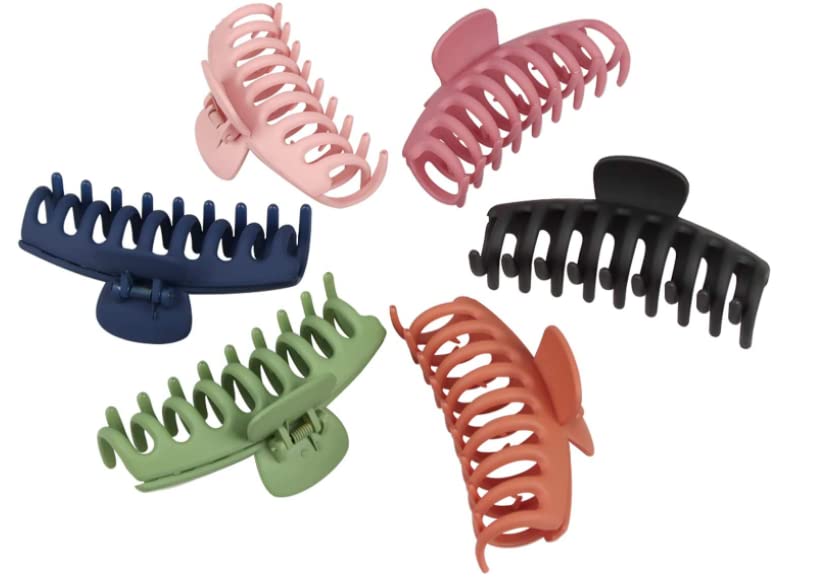 Negro Clips de pelo Forma de onda de horquillas
