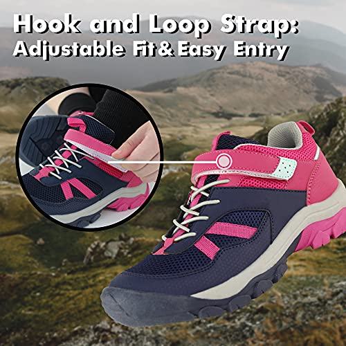 Kids Outdoor Hiking Shoes Lightweight Trekking Trails Shoe(Toddler/Little Kid/Big Kid)4