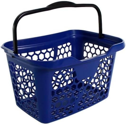 BALSAT Cestini della spesa resistenti e maneggevoli. Rosso o blu. Capacità: 22 litri. Ideale per...