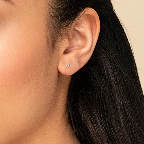 Stud Earrings for Women Stainless Steel Small Cubic Zirconia Stud Earrings Set for Women3