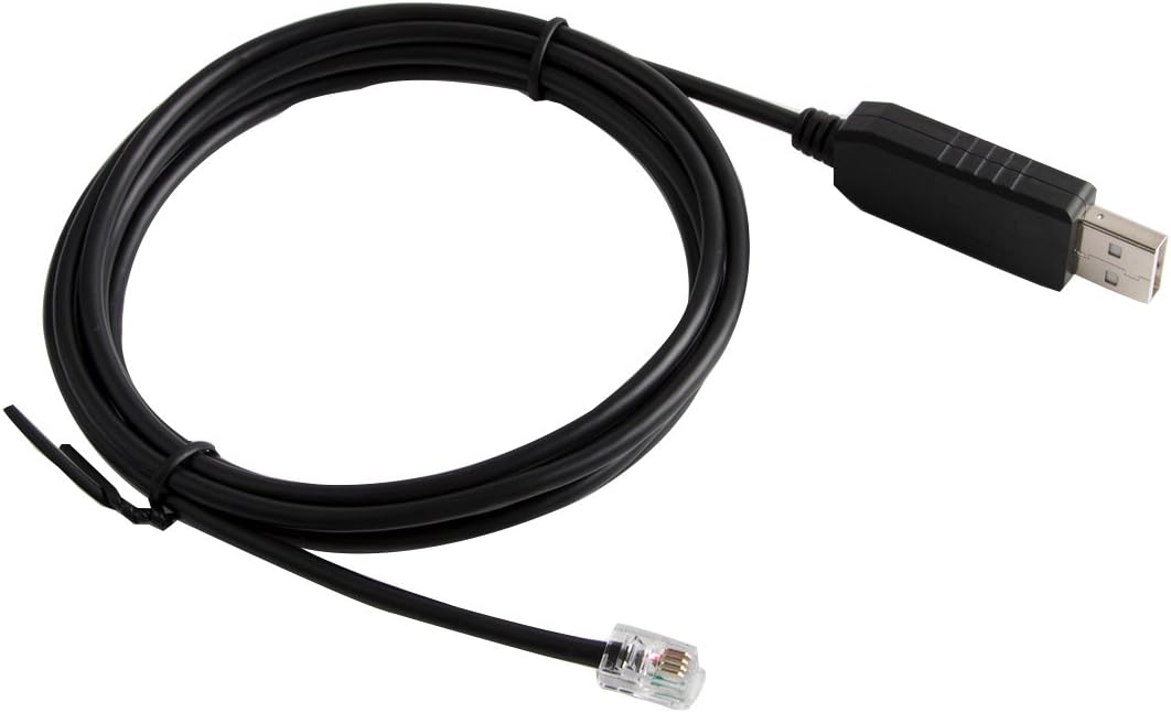 USB to RJ9 Cable for Celestron NexStar Telescope Console Upgrade Cable (Length: 16feet/500cm)