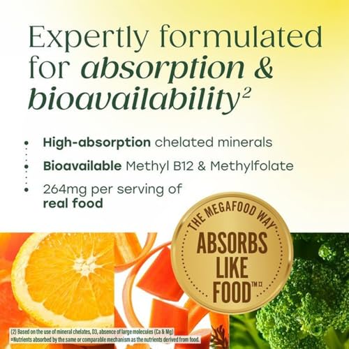 MegaFood Advanced Multivitamin for Men 55+ Doctor Formulated, 60 Tablets - image 7