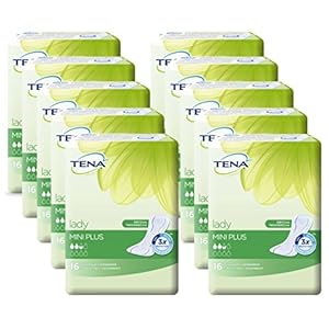 Tena Lady Mini Plus 10×16 stuks = 160 stuks Odour Control wit