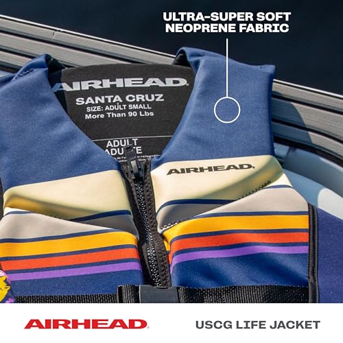Airhead Santa Cruz Life Vest Multiple Sizes - Swim Vests for Adults, Children & Youth - Kwik Dry Neolite Fabric - USCG Approved3
