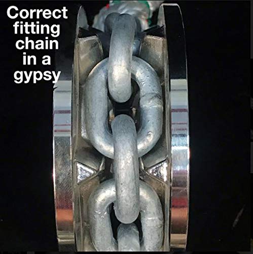 Windlass Anchor Rode 1/2" 8 Plait Nylon Spliced To 15' - 1/4" Galvanized G4 Chain (250') #TOP7