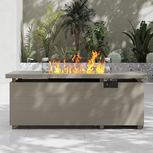 Sundale 51 Inch Outdoor Fire Pit Table, 50,000BTU...