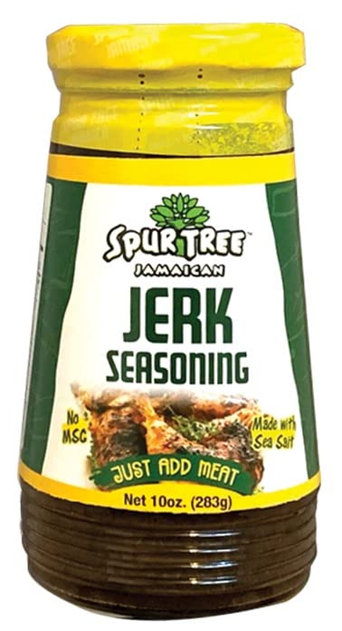 JAMAICAN MILD JERK SEASONING 10 OZ - 1 JAR NO MSG - MADE WITH SEA SALT