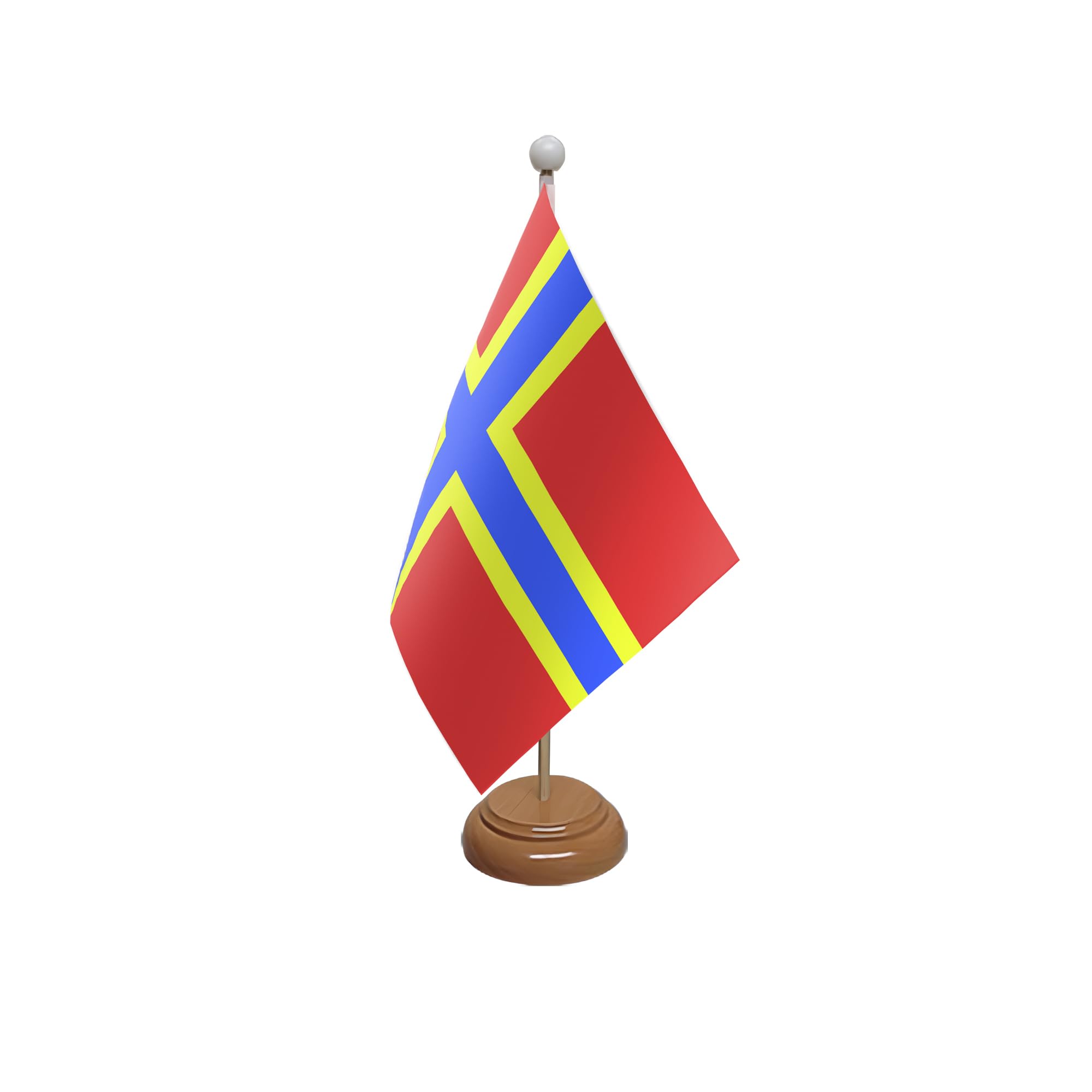 Flagtex Orkney New Wooden Table Flag With Wooden Base