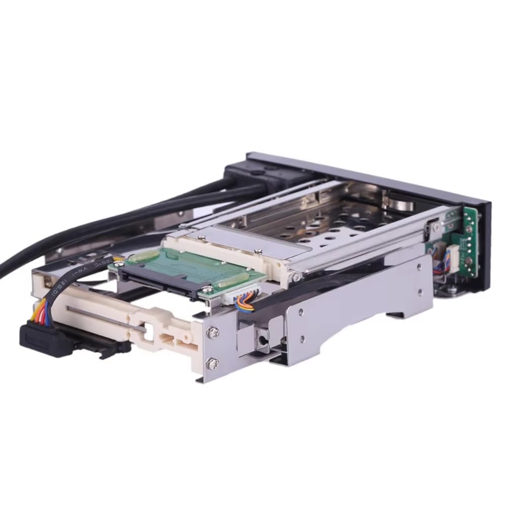 Bahía de Disco Duro HDD y SSD SATA III de 3.5 Pulgadas y 2.5 Pulgadas de Doble Bahía con Disco Duro Extraíble Incorporado y USB 3.0 Intercambiable en Caliente.