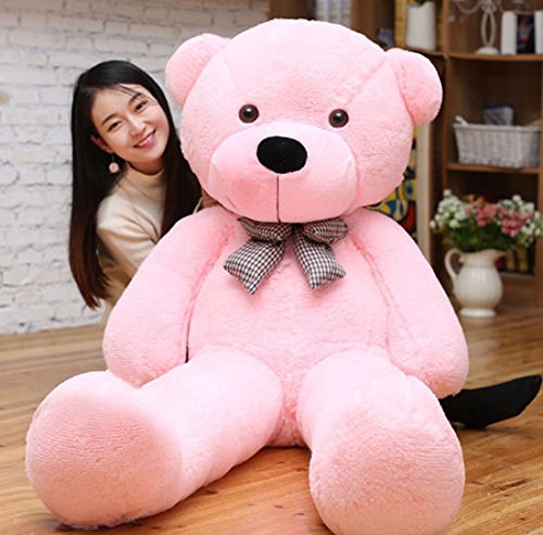 B-Creative Grote Teddy Bear Giant Teddy Bears Grote Zachte Pluche Speelgoed Kids UK Stock PINK, 80cm