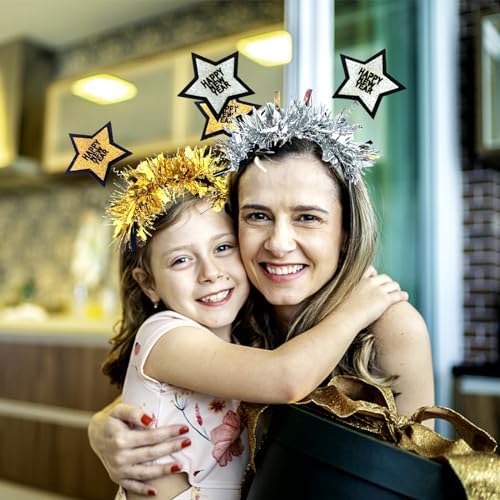 2 Pieces Happy New Year New Year's Eve Party Hair Band 2 Pieces Happy New Year New Year's Eve Party Hair Band