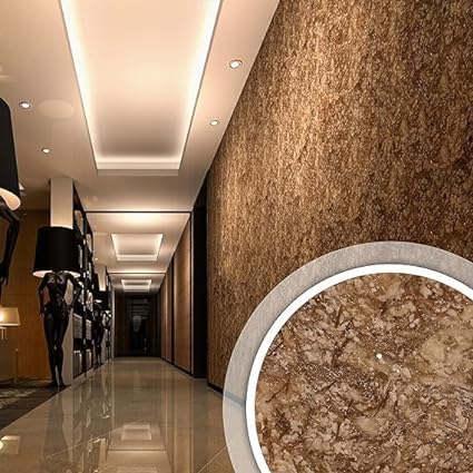 Dark Brown and White Hi-Tech Silky Liquid Wallpaper: Revitalize Your Home with Ease | Silk Plast Liquid Wallpaper | Eco-Friendly Wallpaper | 3D Wallpaper - hi-37 (B0CMM4LQQY) Amazon Price History, Amazon Price Tracker