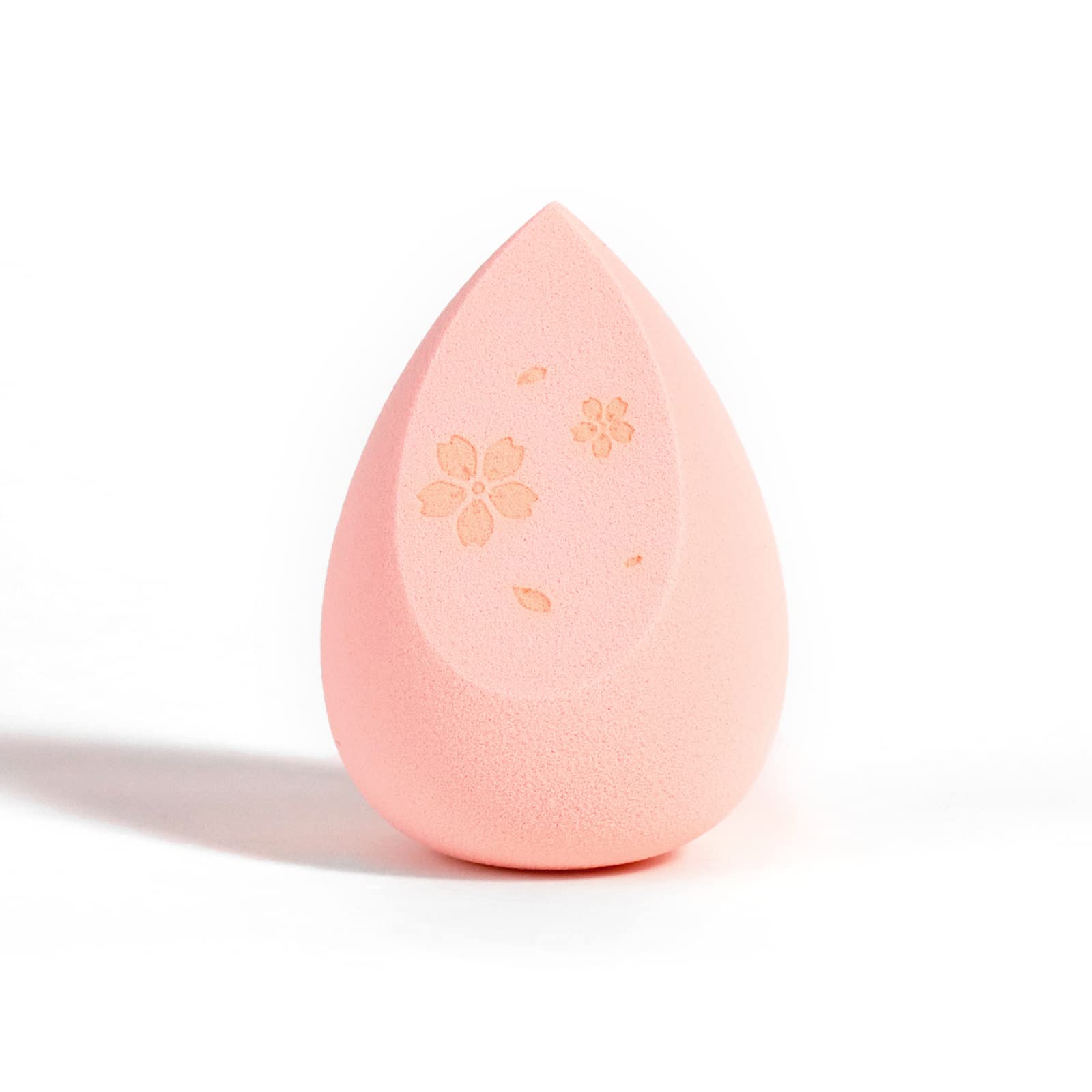 SIXPLUS Multifunctional Makeup Sponge Puff, Teardrop Shape, Diagonal Cut Surface, Soft, Dry and Wet Use, Makeup Tool, Makeup Puff (Cherry Blossom Pink) : Beauty