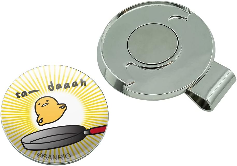 review GRAPHICS & MORE Gudetama Flying from Frying Pan Golf Hat Clip with Magnetic Ball Marker