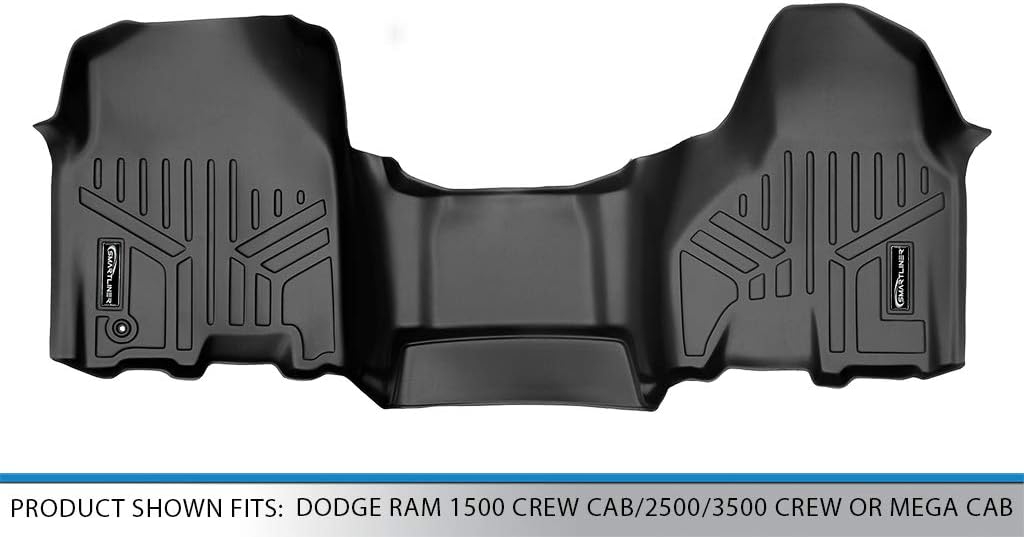 SMARTLINER Floor Mats One Piece 1st Row Liner for 2009-2011 Dodge Ram 1500 - Image 4