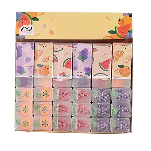 HFJEM S 36_Zbg 3ރZbg t[c^  킢 ~j MSpbN w 悭 XeBbNS [ v[g (Fruit style -36PCS)