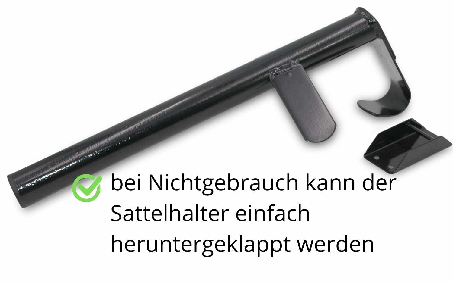 AMKA Sattelhalter klappbar mit seitlicher Auflage