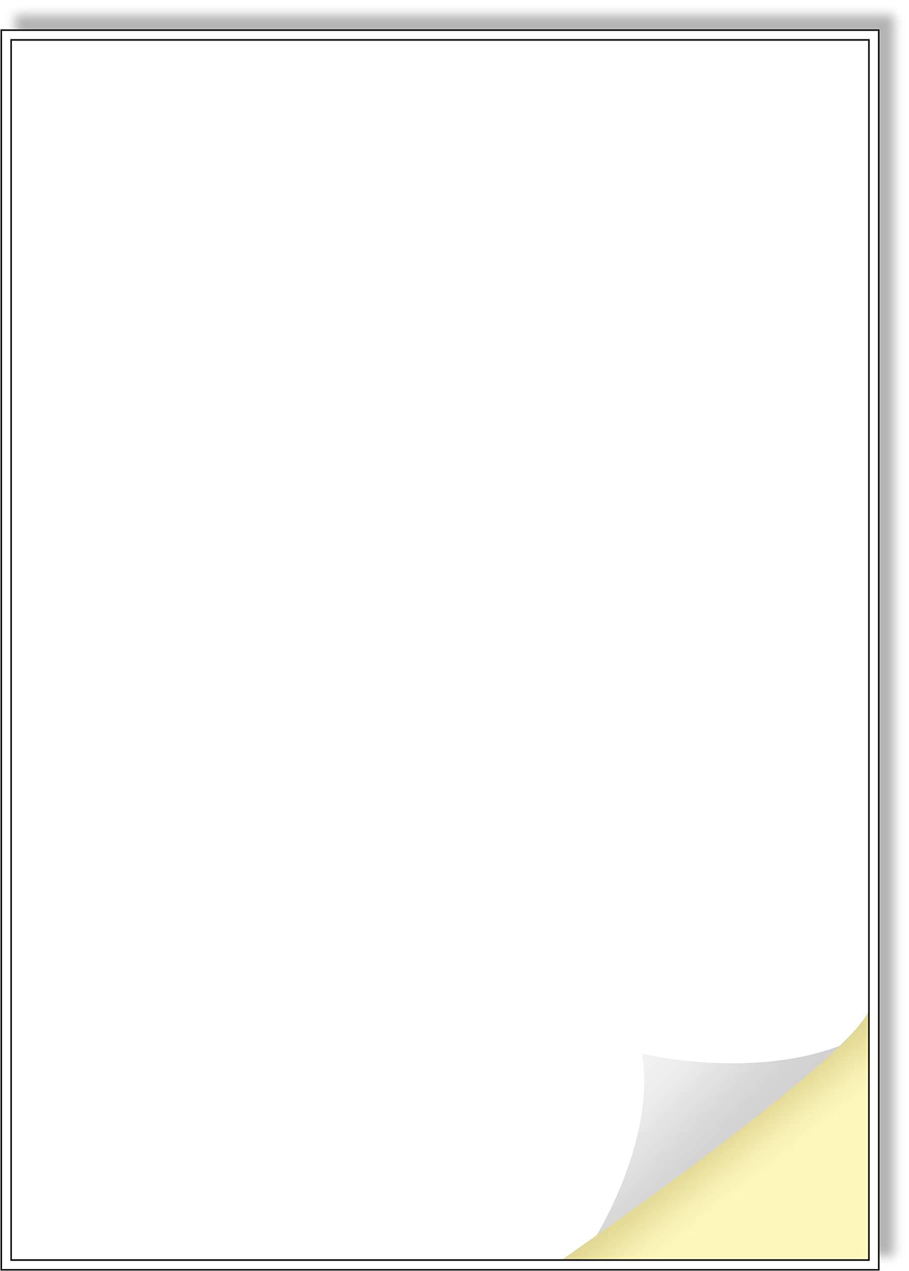 Creavvee 1 Label per Sheet, 20 A4 Sheets, Printable White Sticker Paper Labels for Laser/Inkjet Printers Made in Europe - Sticker Size (A4) 297 x 210 mm