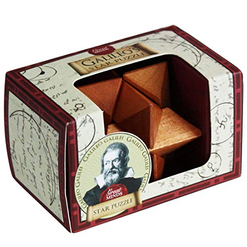 Galileo's Star Puzzle: Professor Puzzle Great Minds Mini Wooden Puzzle