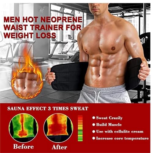 Faja reductora de cintura de neopreno para adelgazar el cuerpo y controlar la faja para sauna, para deportes y fitness